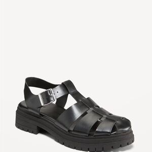 Old navy chunky heel fisherman sandals